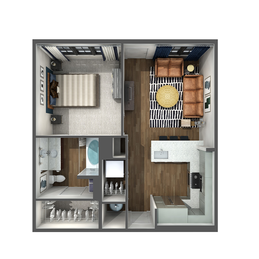 A1 floor plan