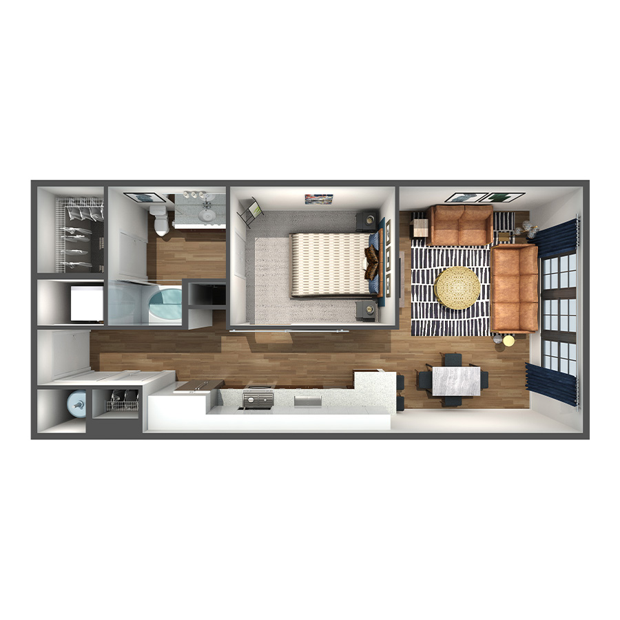 A2 floor plan