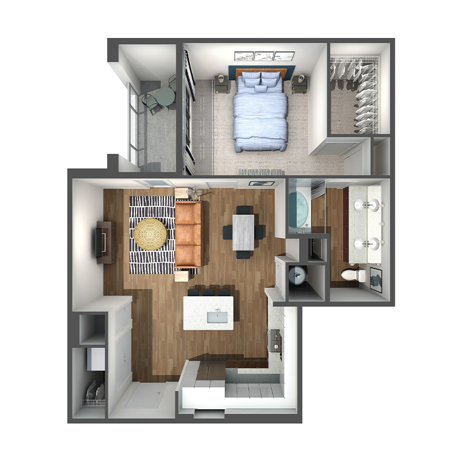 A6 floor plan