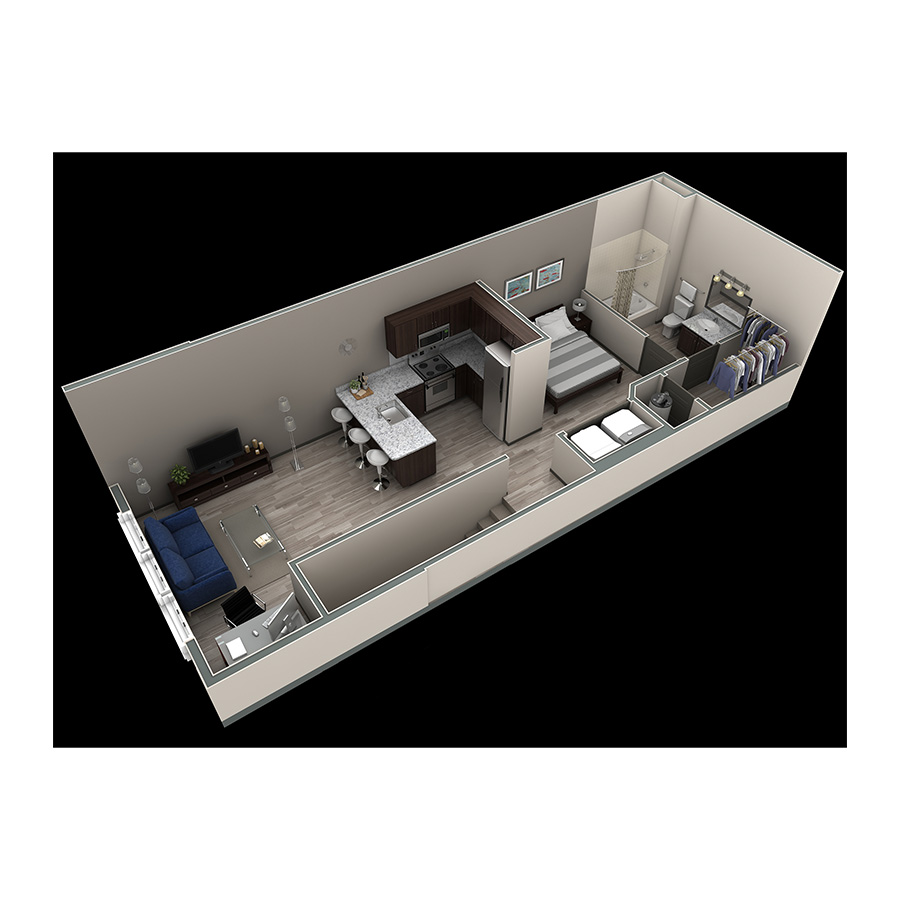 Studio Grand Overlook floor plan