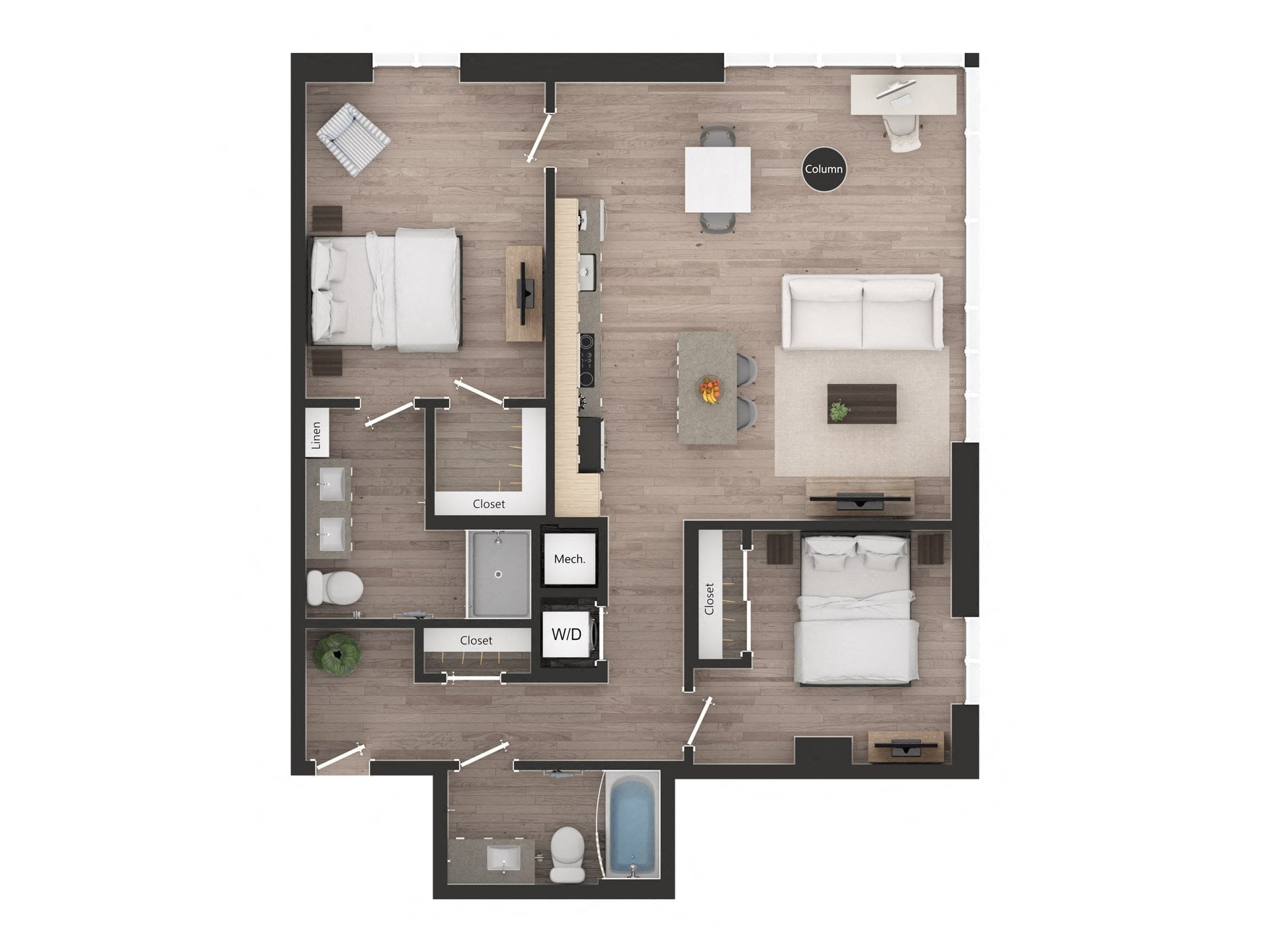 2BD2j floor plan