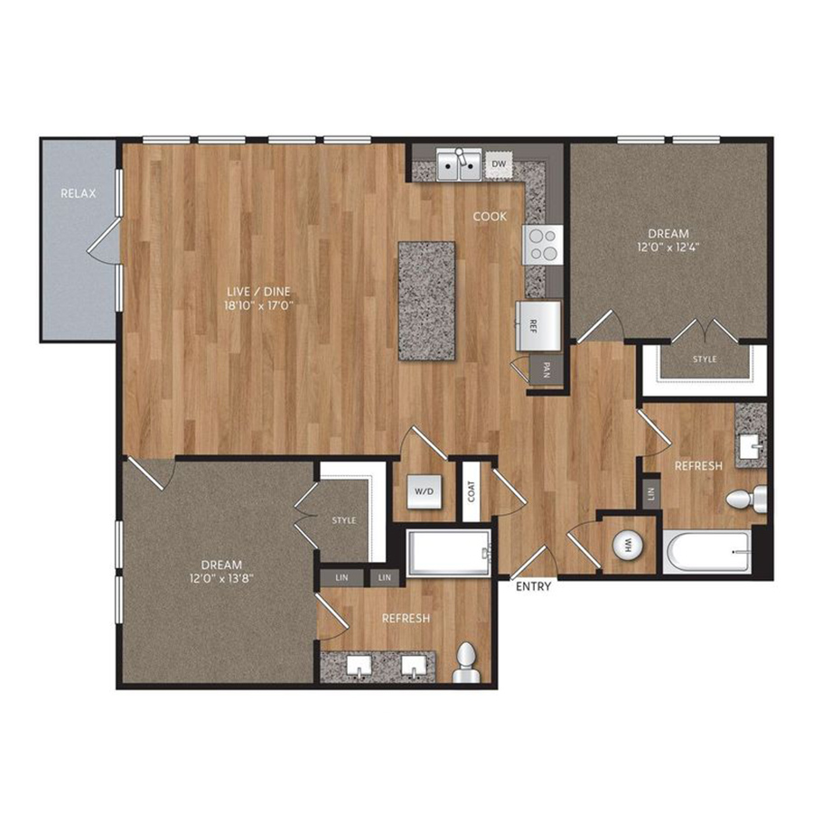 B2 floor plan