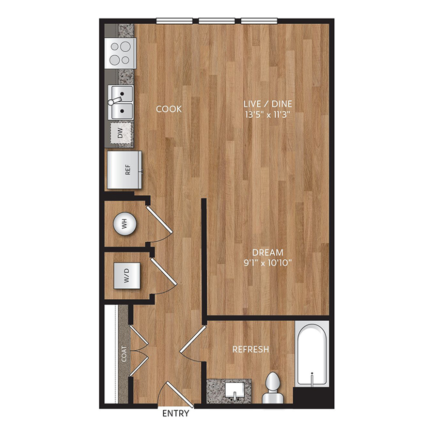 E1 floor plan