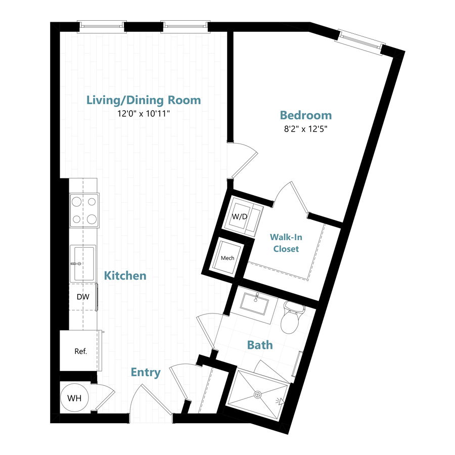 A6 floor plan