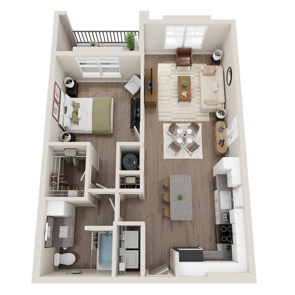 A2 floor plan