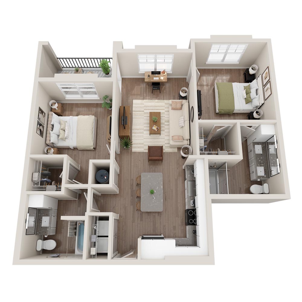 B2 floor plan