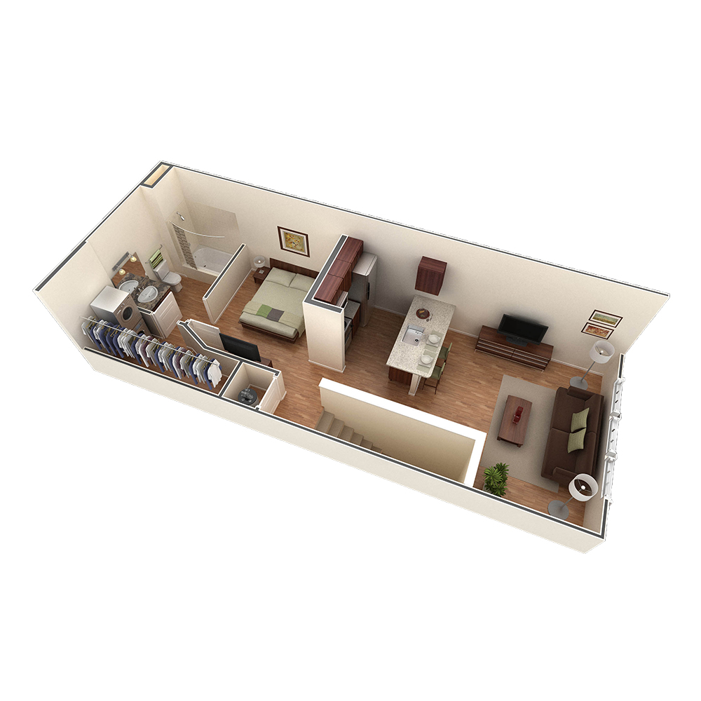 Studio Grand Overlook floor plan