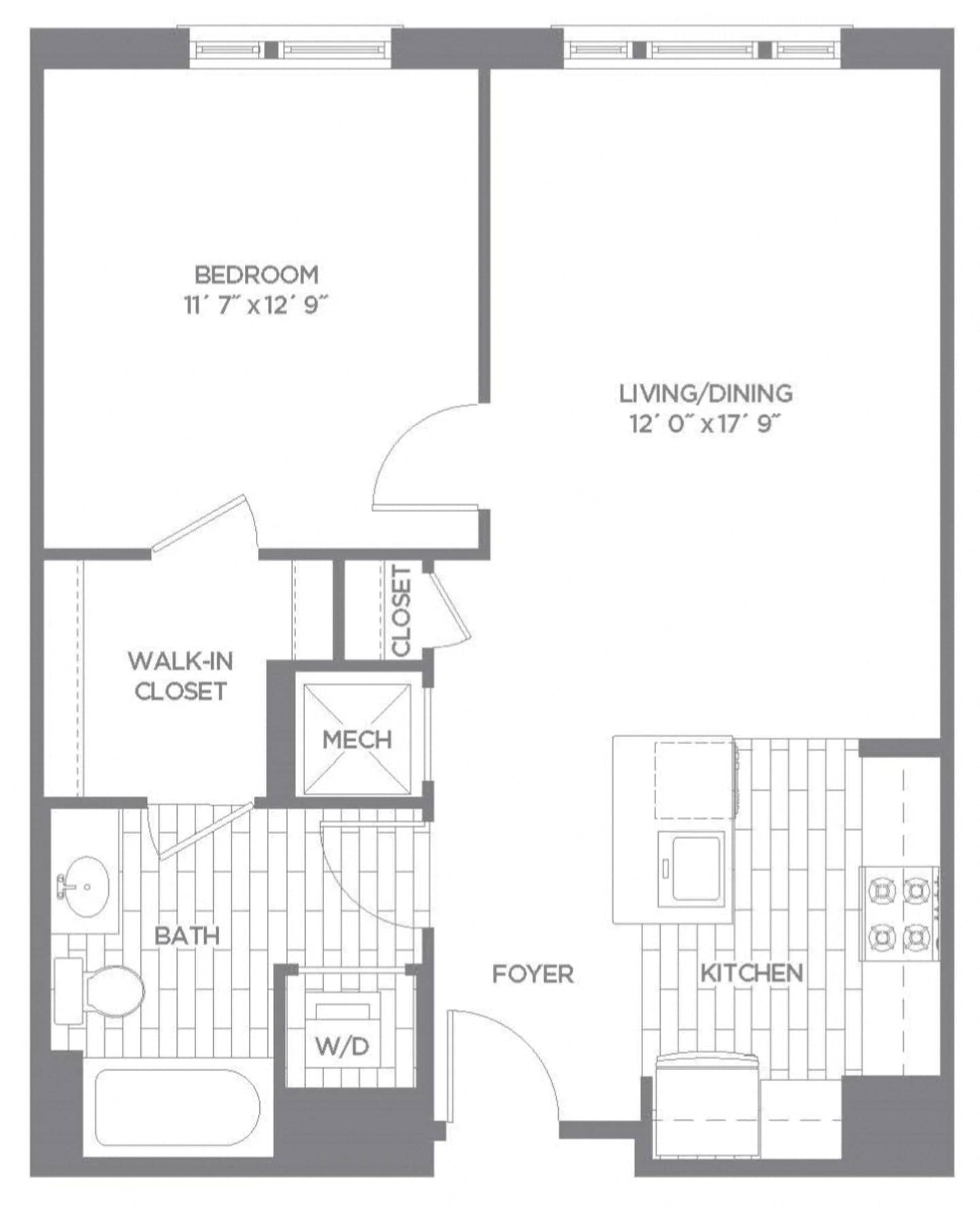 A1d floor plan