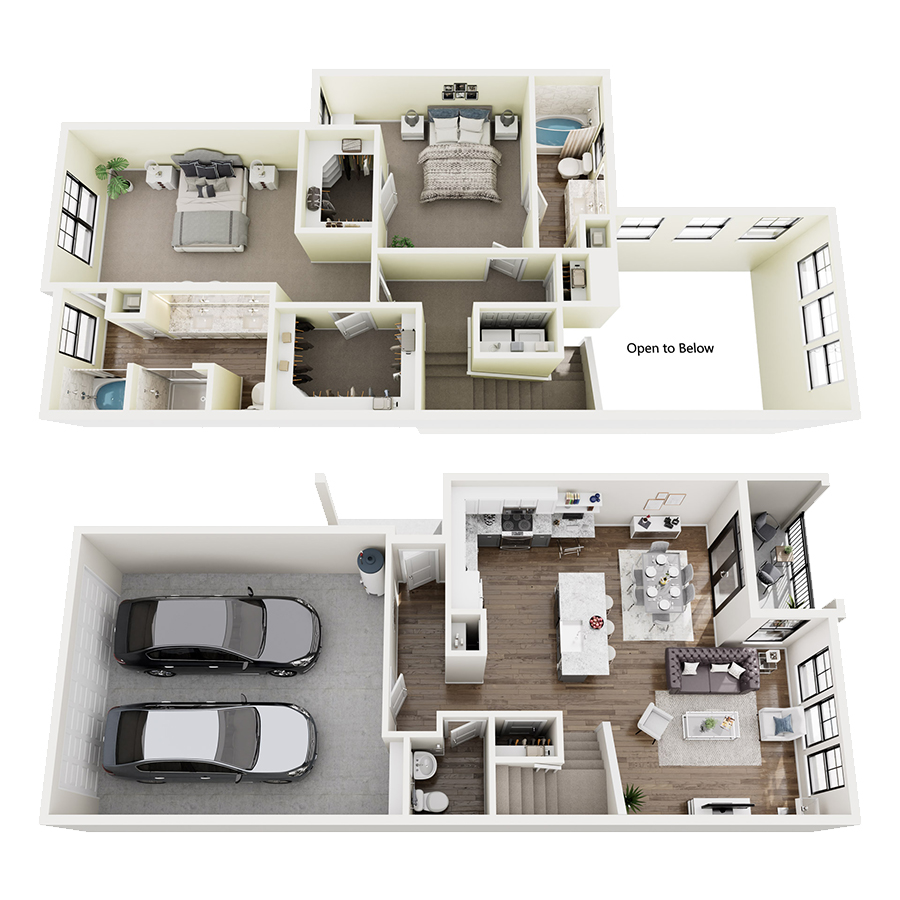TH-B1 floor plan