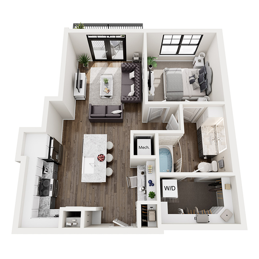 A2 floor plan