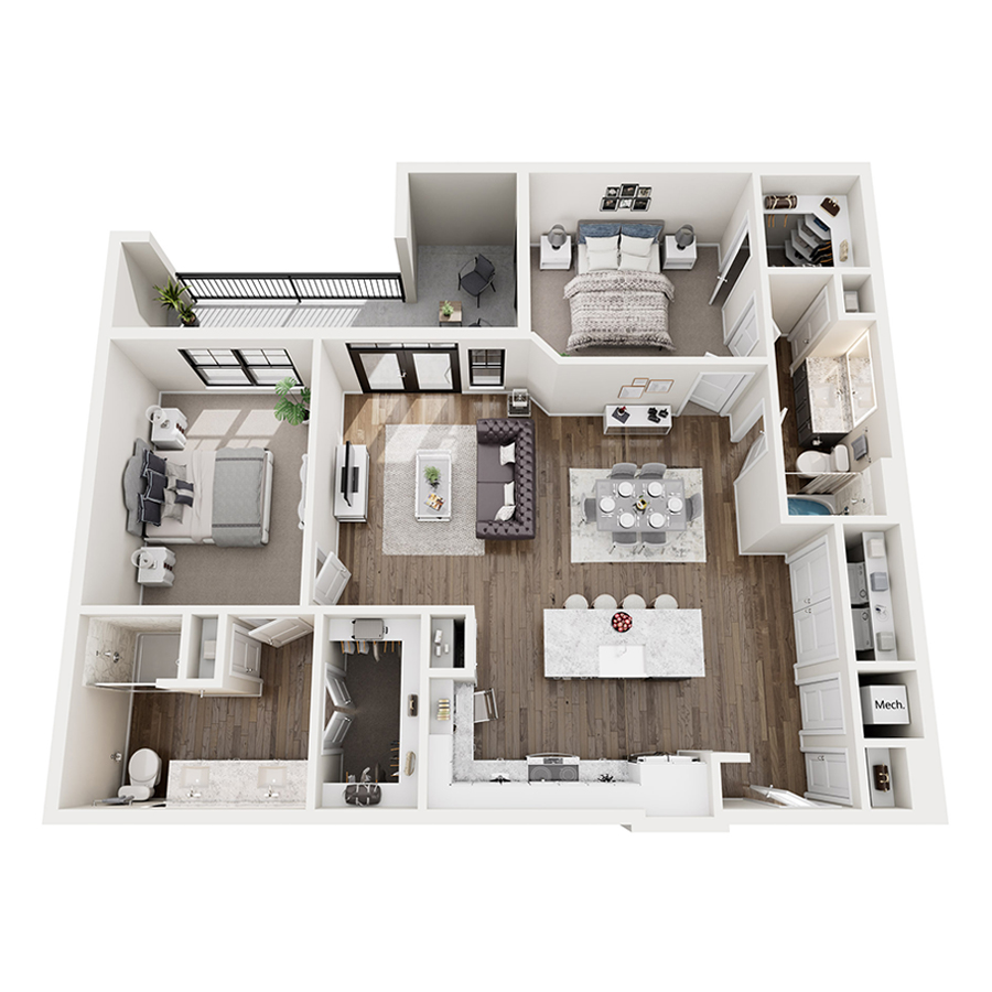 B2 floor plan