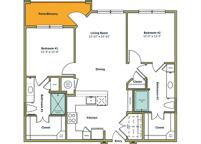 B2 floor plan