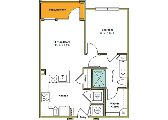A1 floor plan