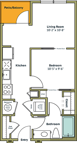 E2 floor plan