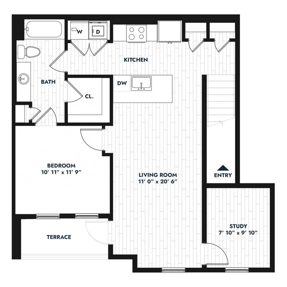 1B - ALT floor plan