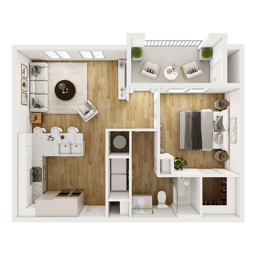 A1 floor plan