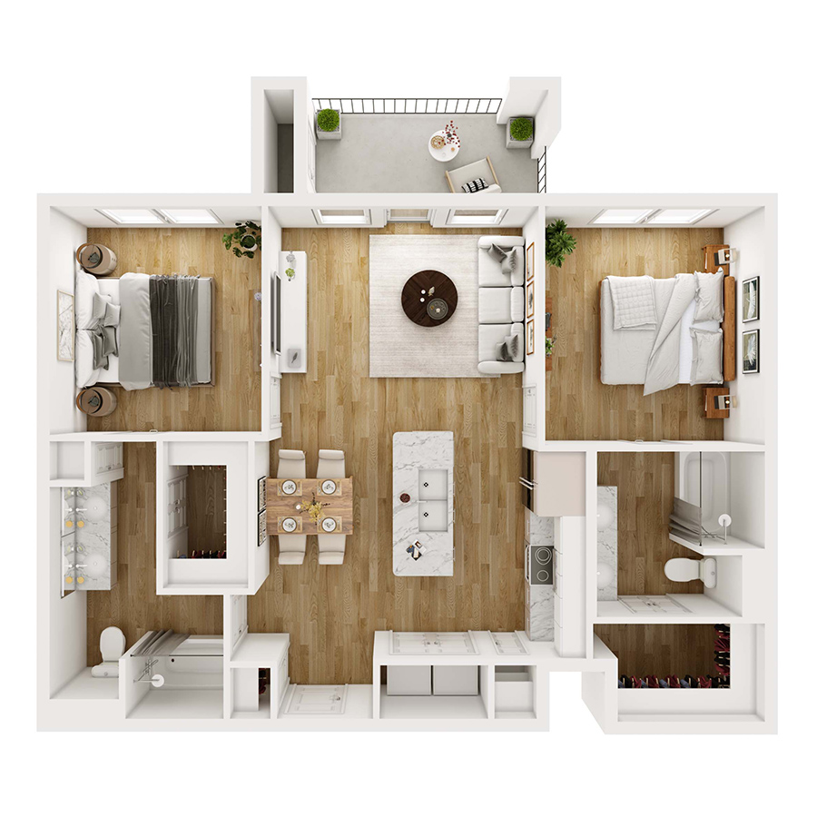 B2 floor plan