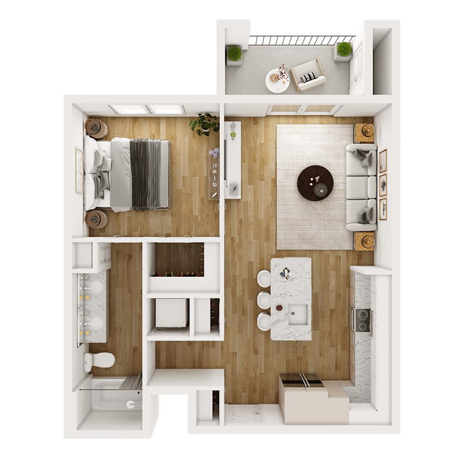 A2 floor plan