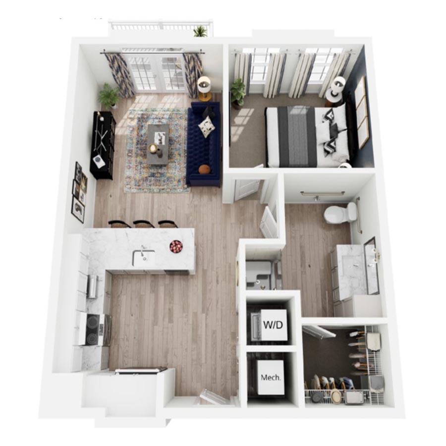 A1-HC1 floor plan