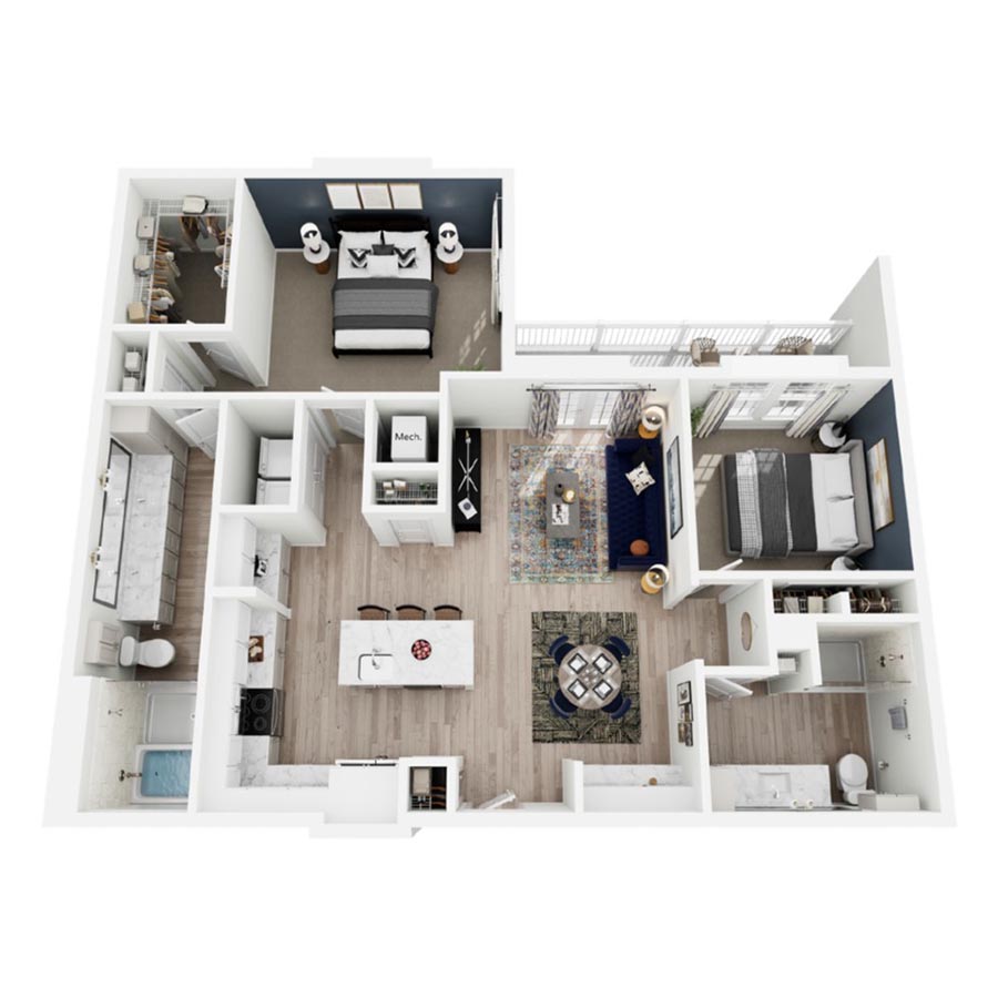 B2.1 floor plan