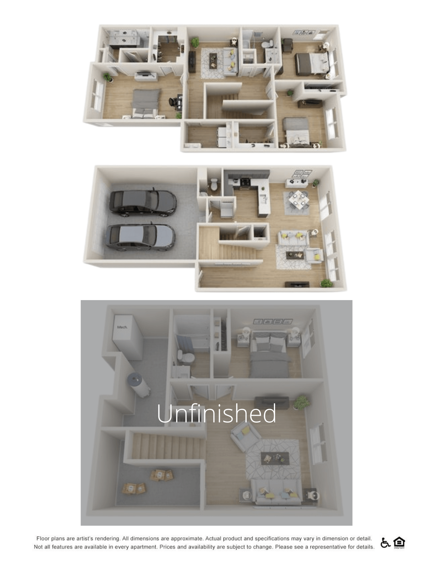 Bella (Unfinished Basement) floor plan