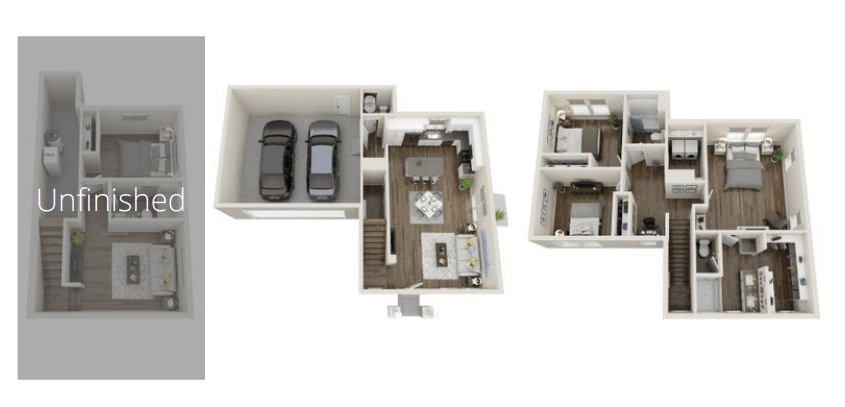 Valli 1 (Unfinished Basement) floor plan