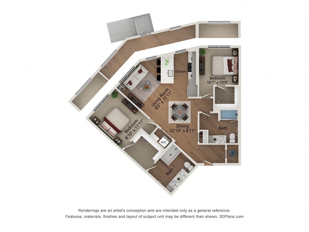 B3.a-1116 floor plan