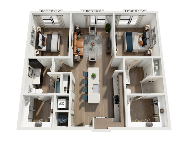 B2.1 floor plan