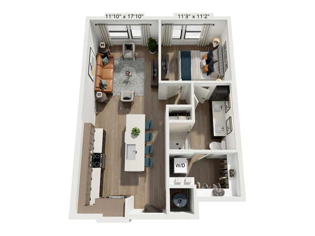 A2.1 floor plan