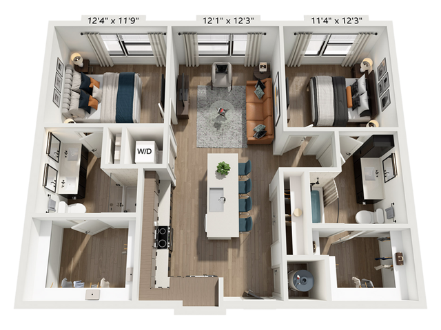 B7.1 floor plan