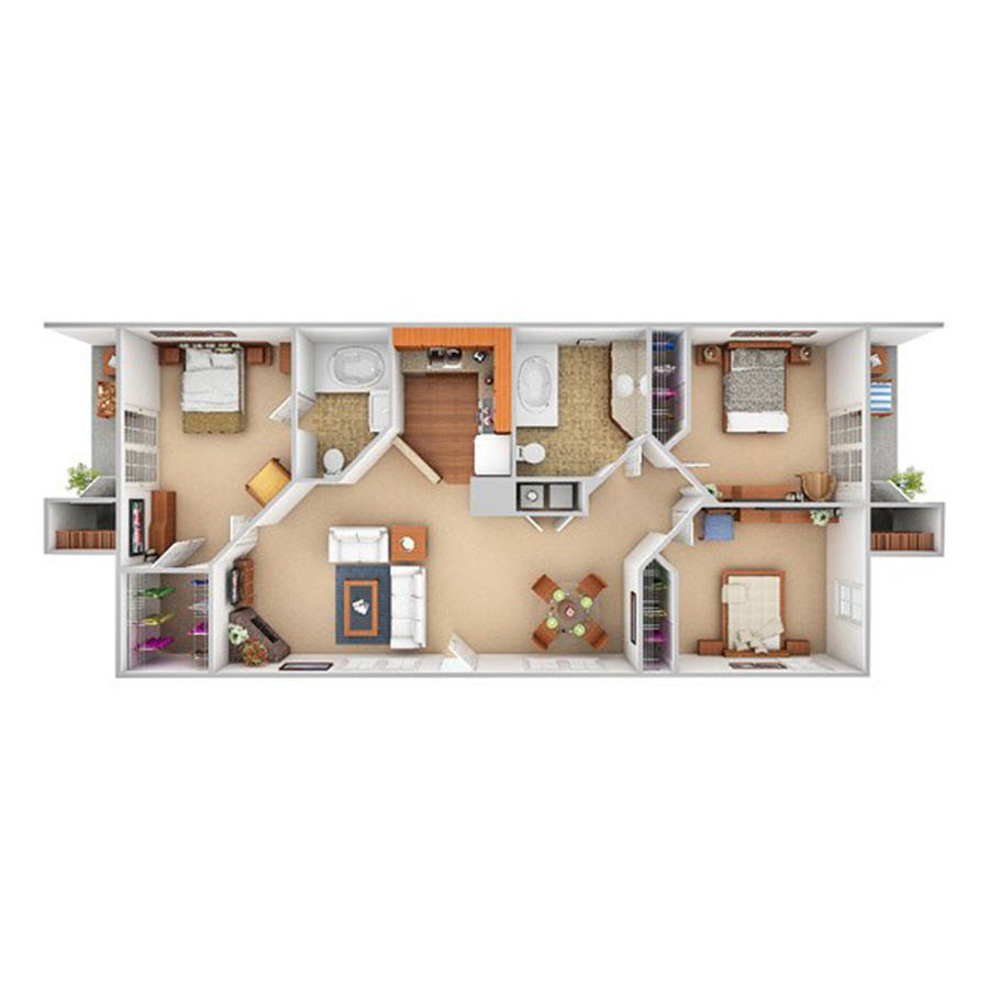 Monastero floor plan