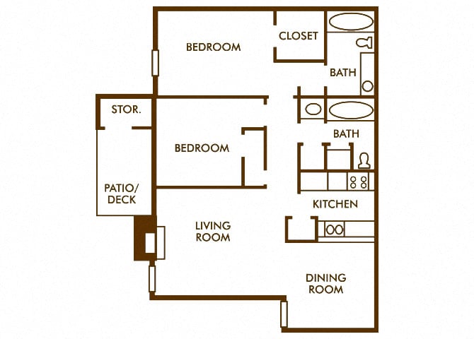 2B floor plan