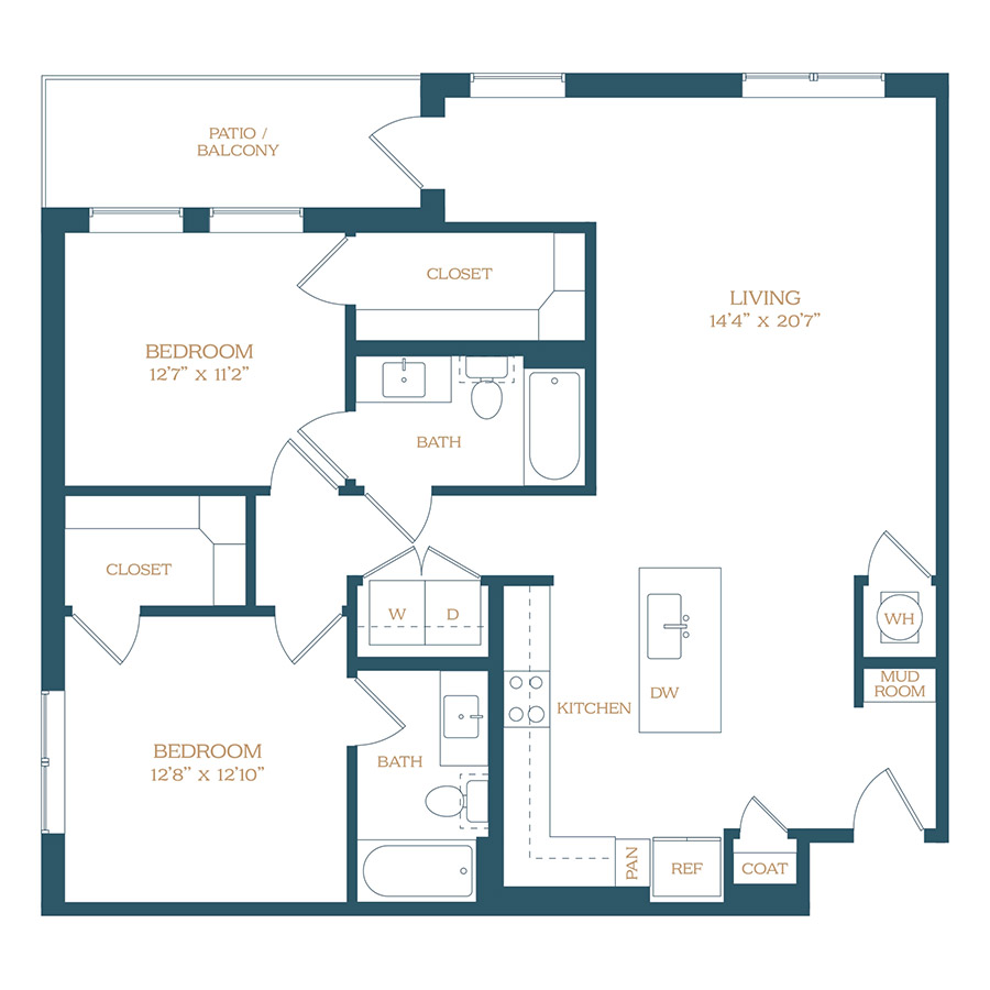 B2.1 floor plan