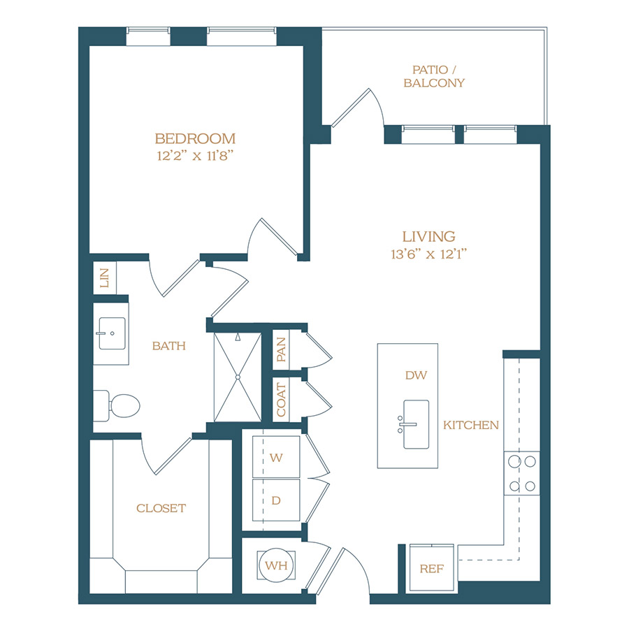 A2 floor plan