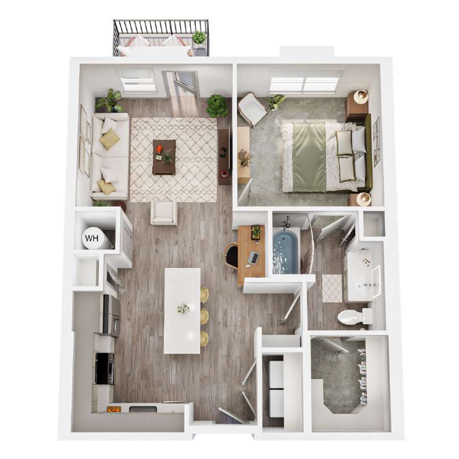 A2 floor plan