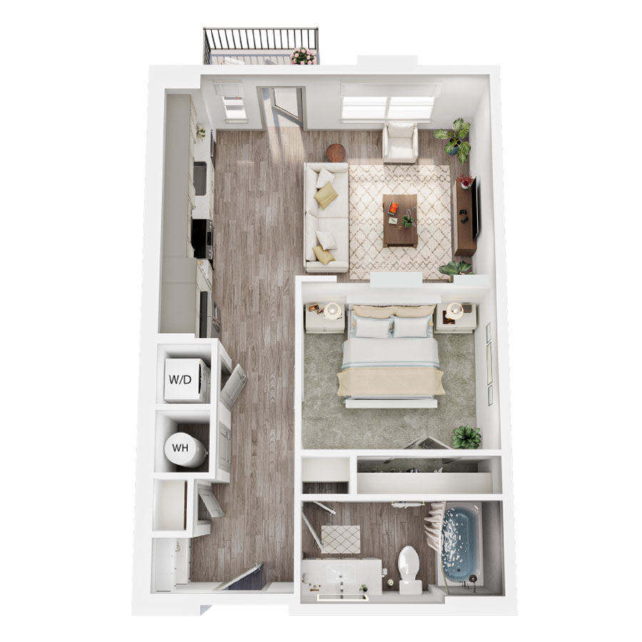 E1 floor plan
