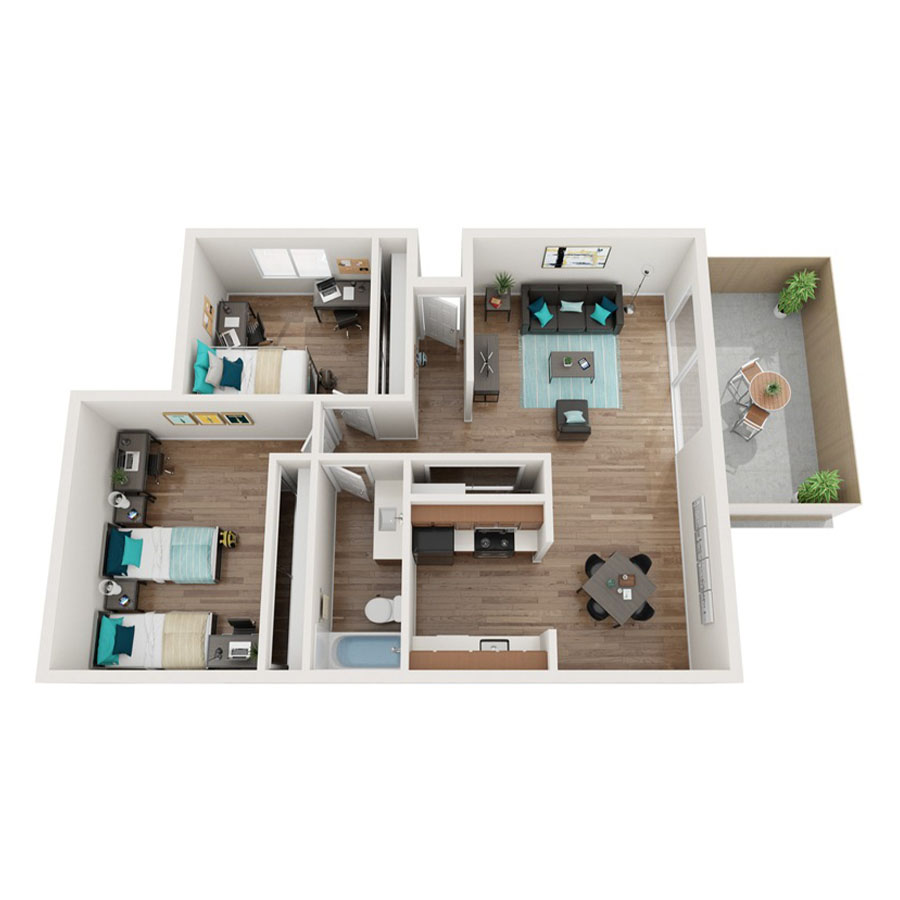 B6 floor plan