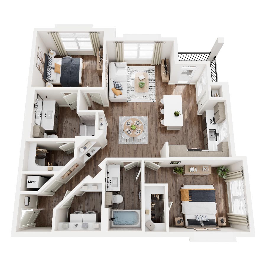 B2 floor plan
