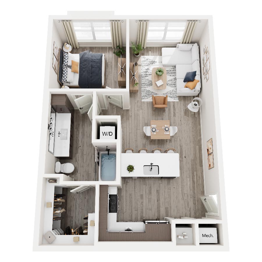 A2 floor plan