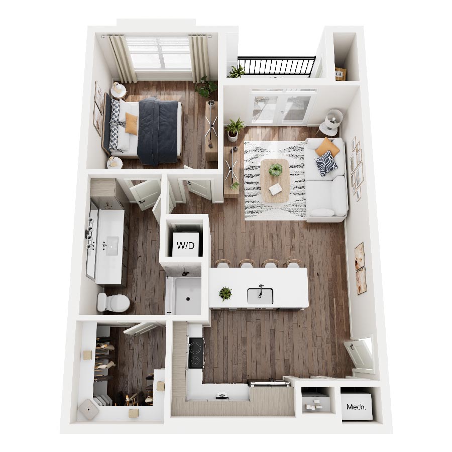 A1 floor plan