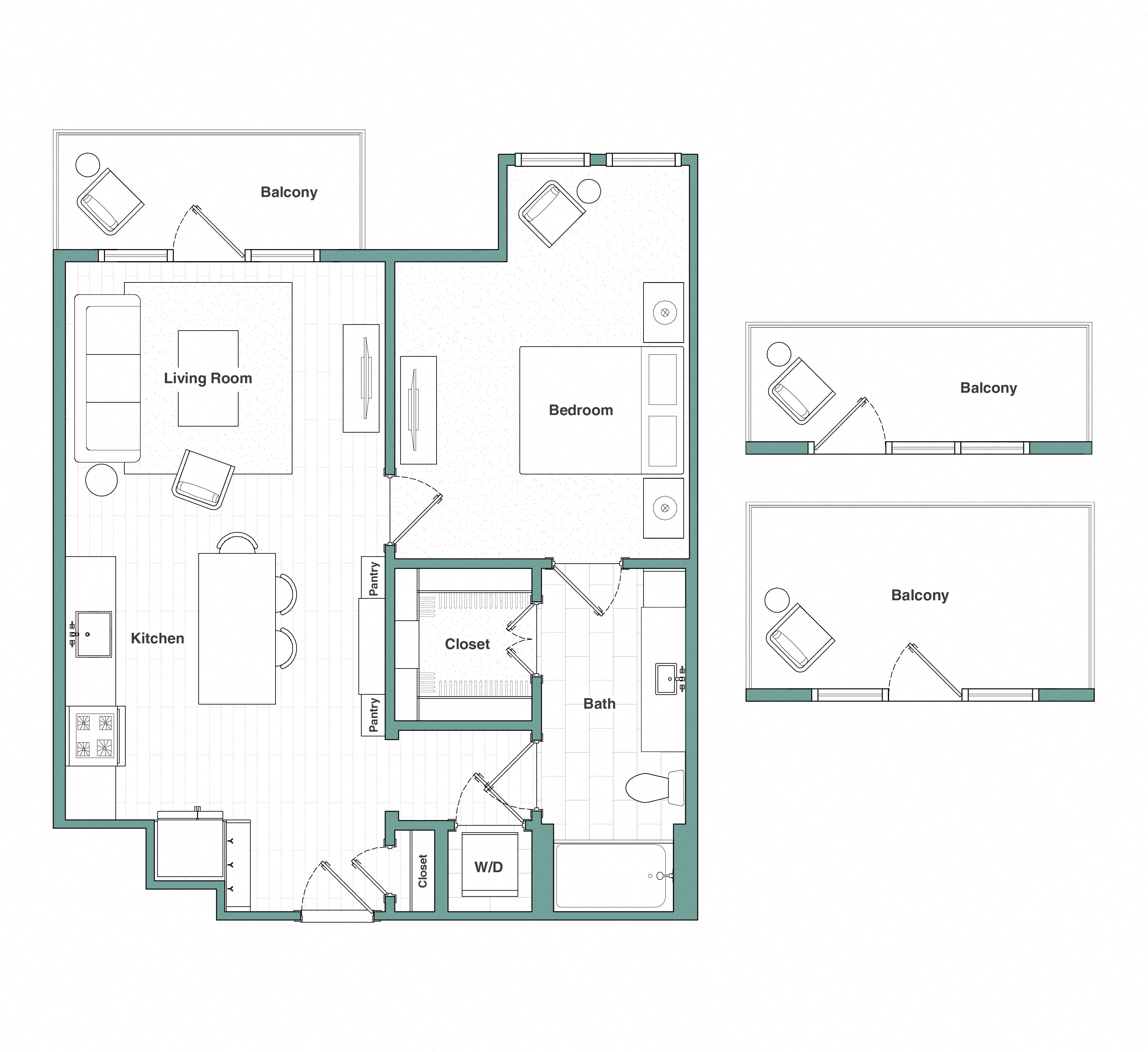 A2.1 floor plan