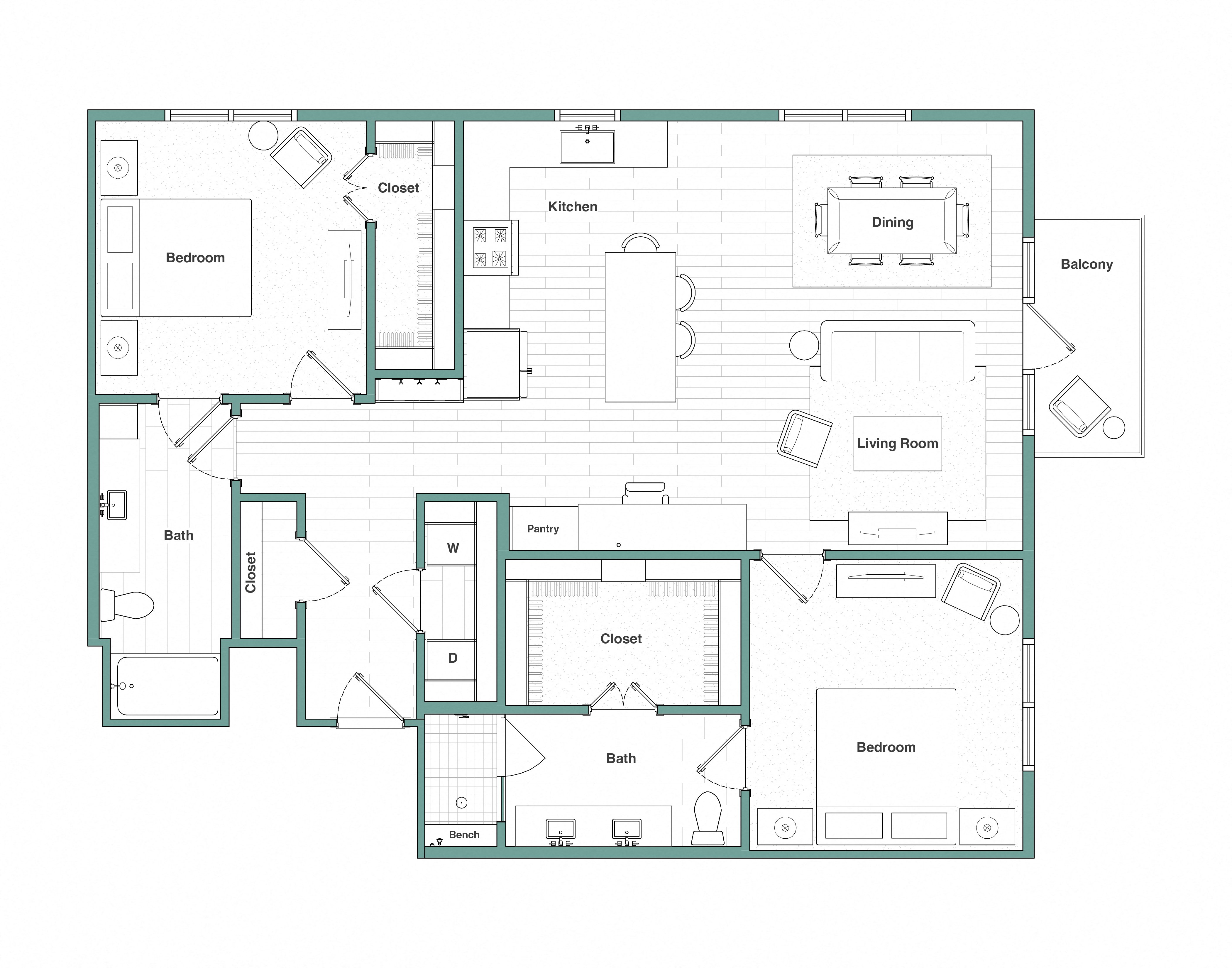 B4 floor plan