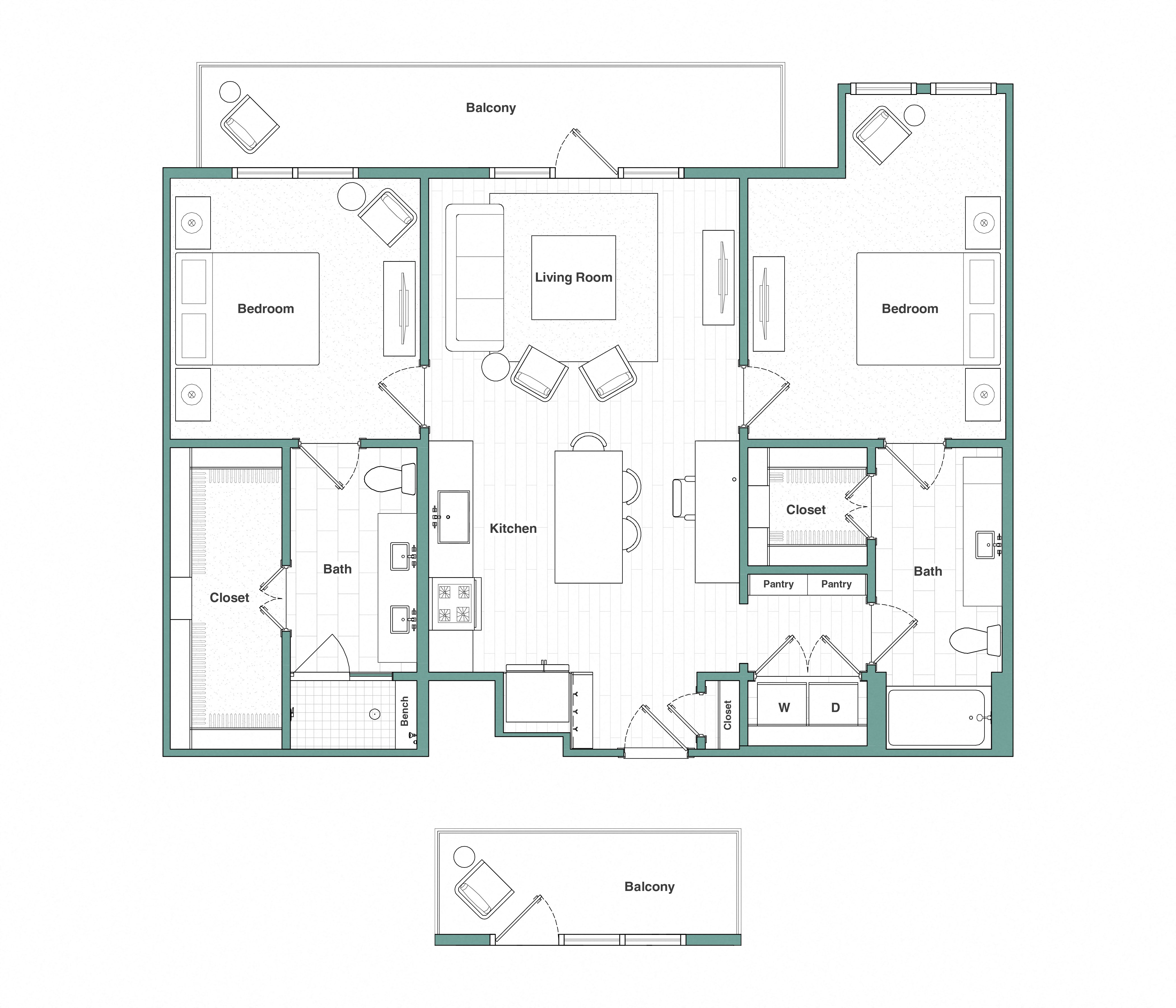 B2.1 floor plan