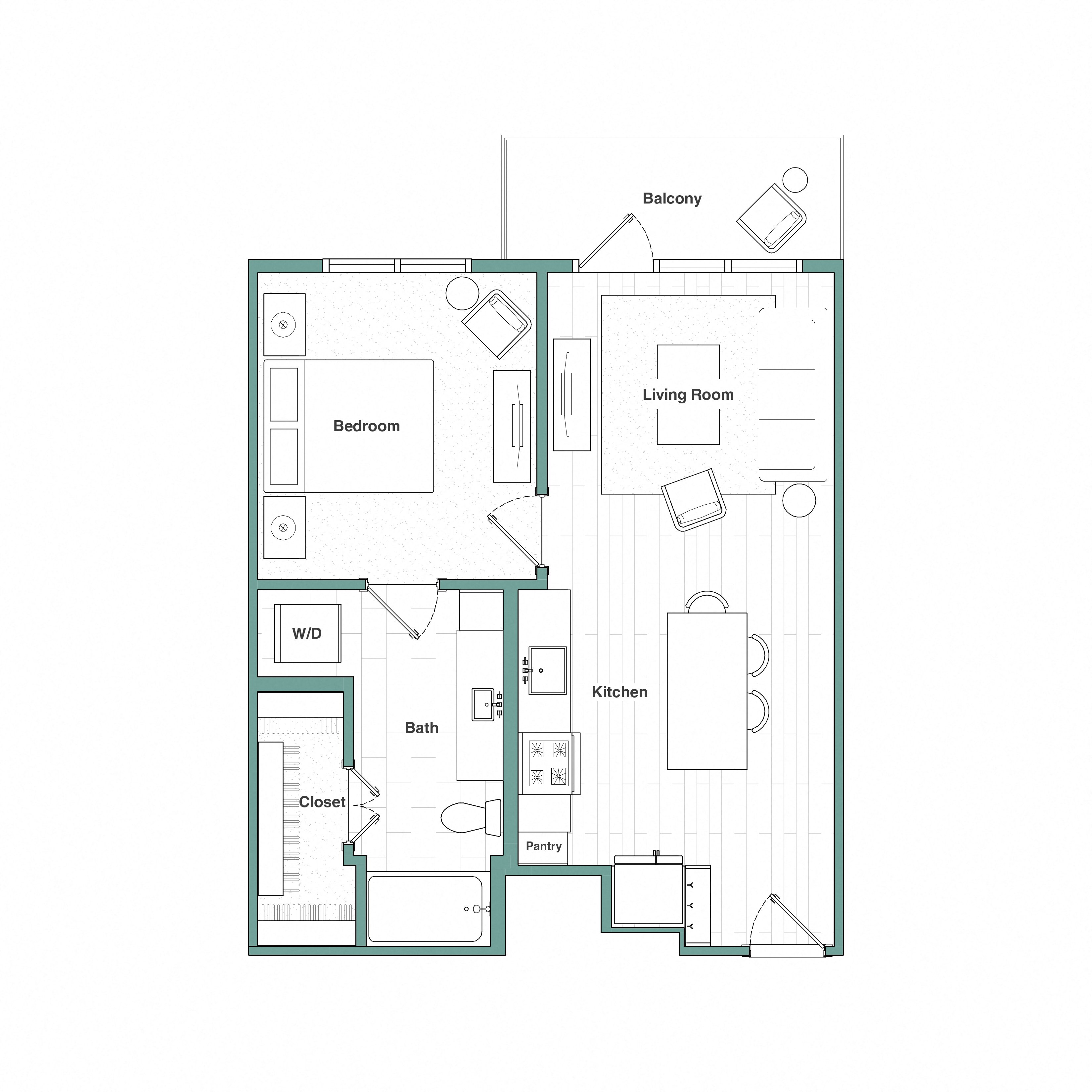 A1 floor plan