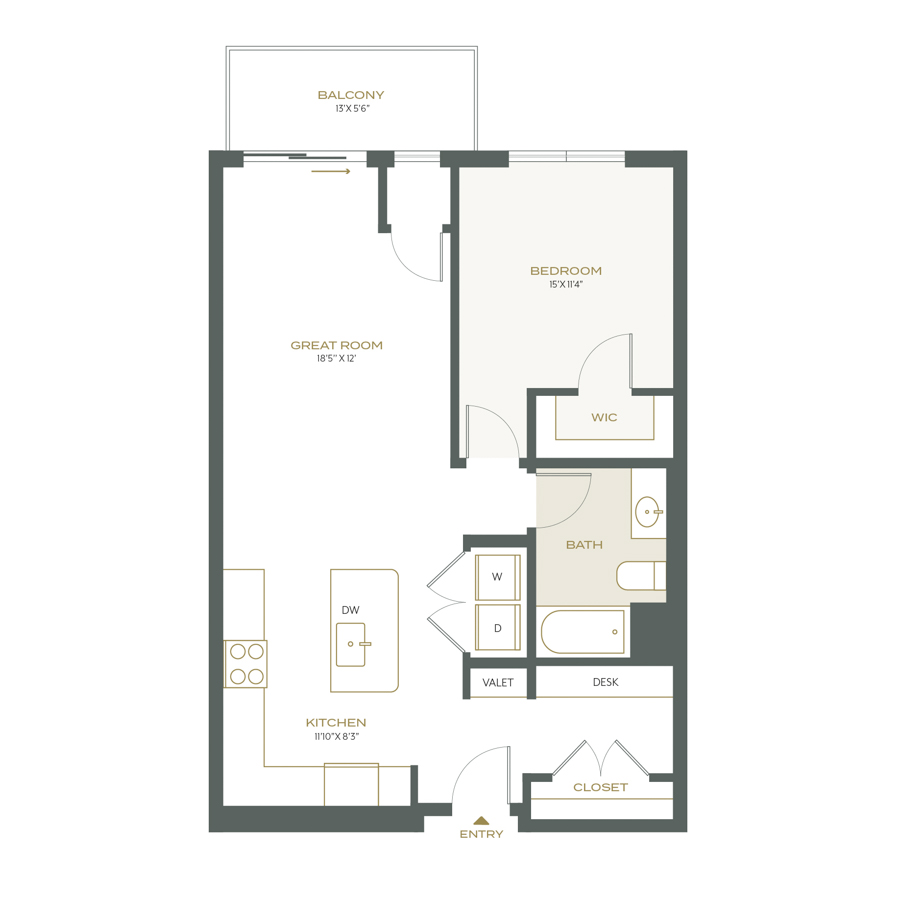 A2 floor plan