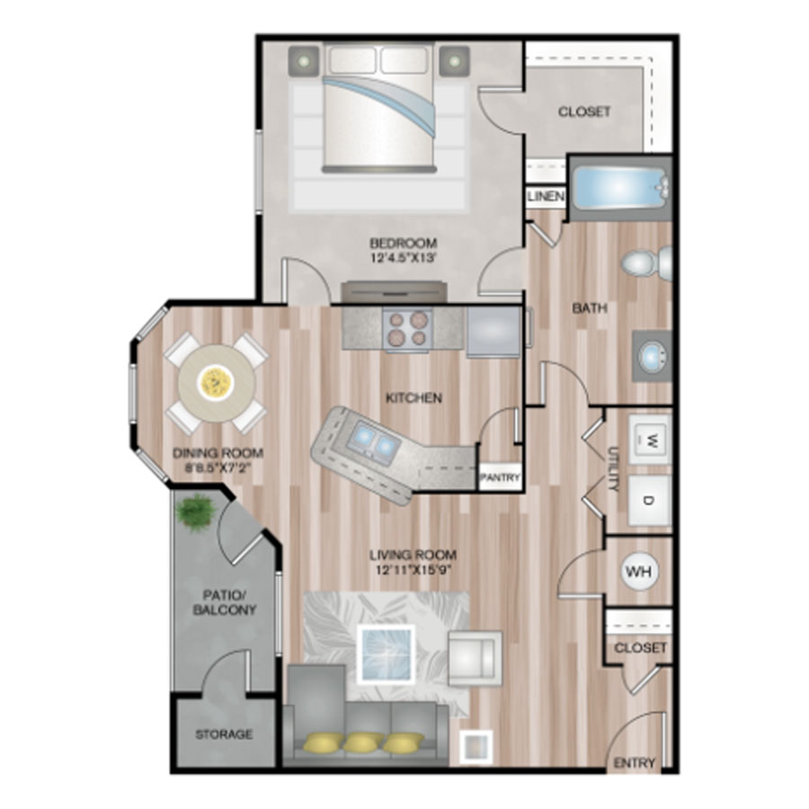 A2 floor plan