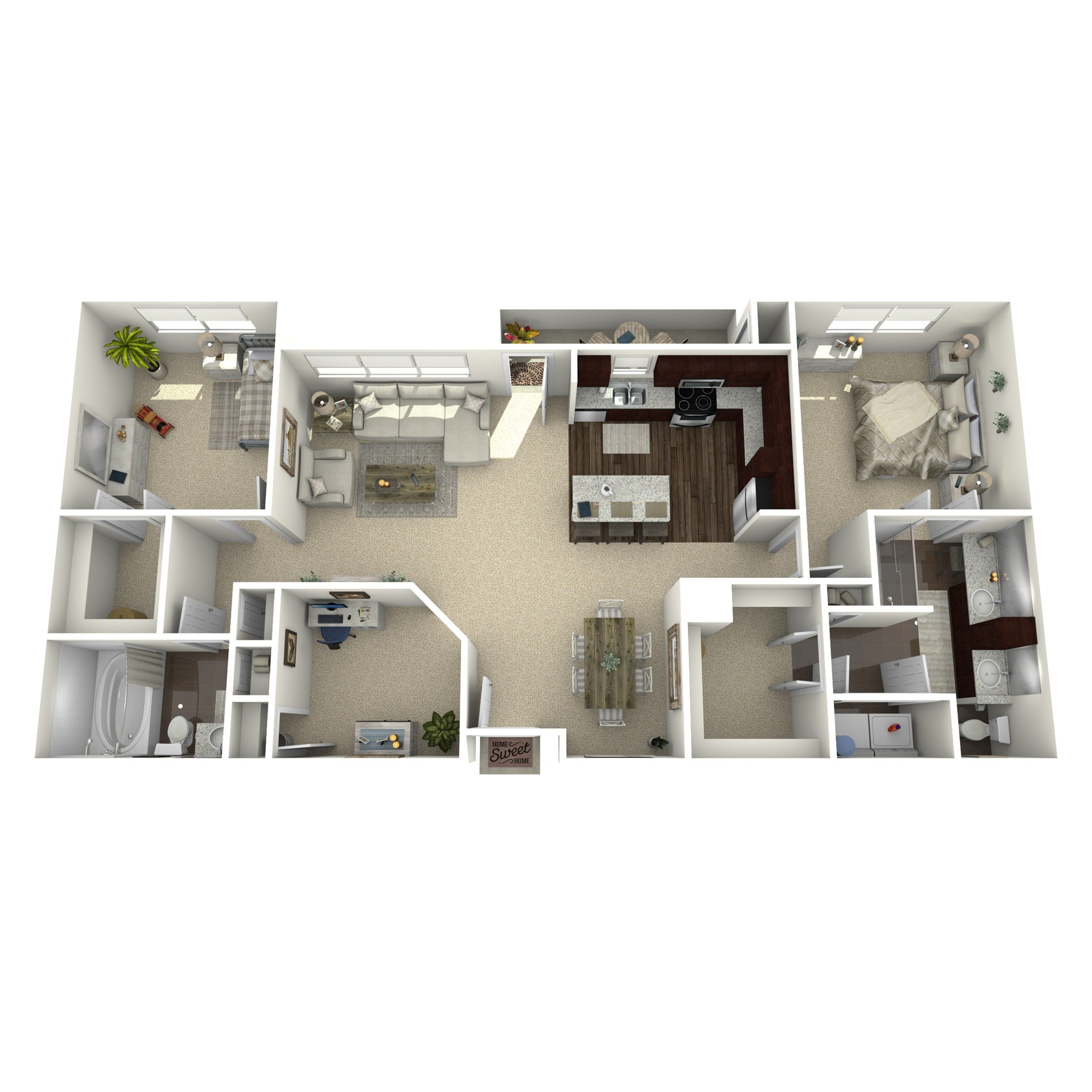 E1 floor plan