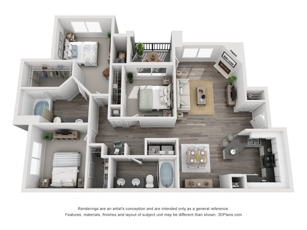 The Redwood floor plan