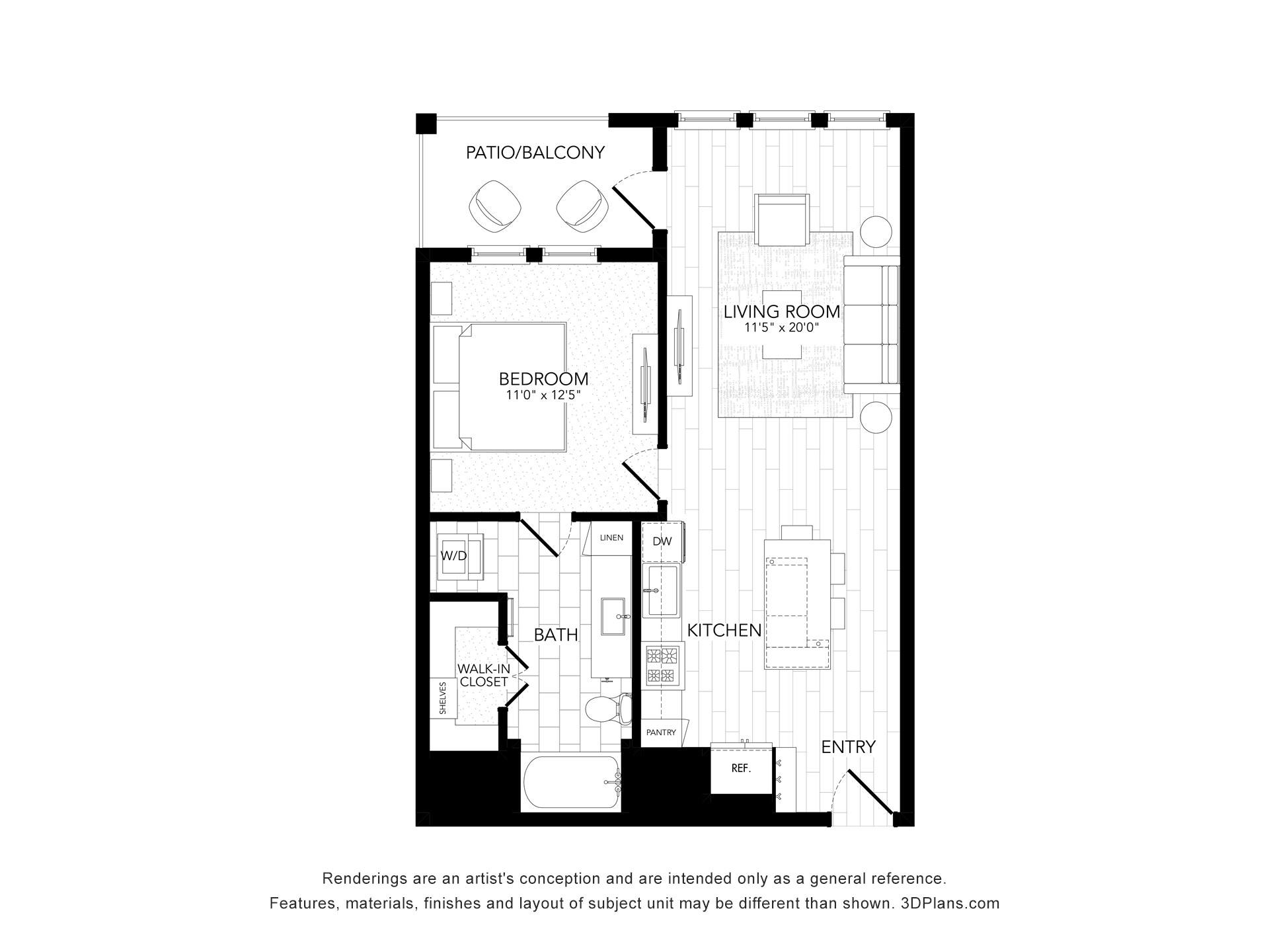 A2 floor plan