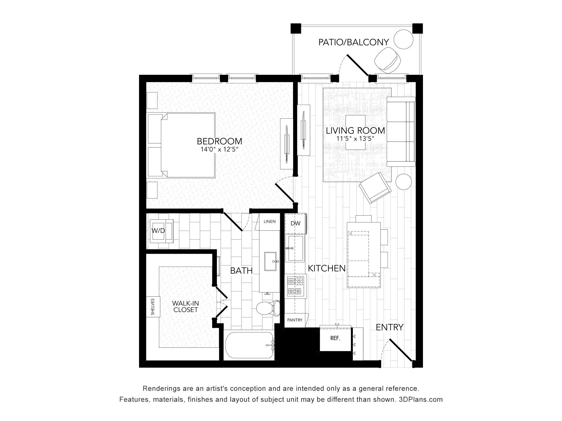 A6 floor plan